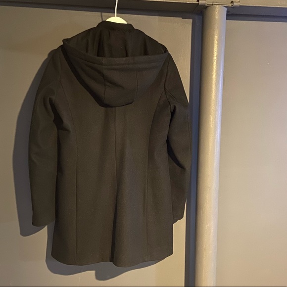 Calvin Klein Wool Zip Up Coat - Picture 5 of 15